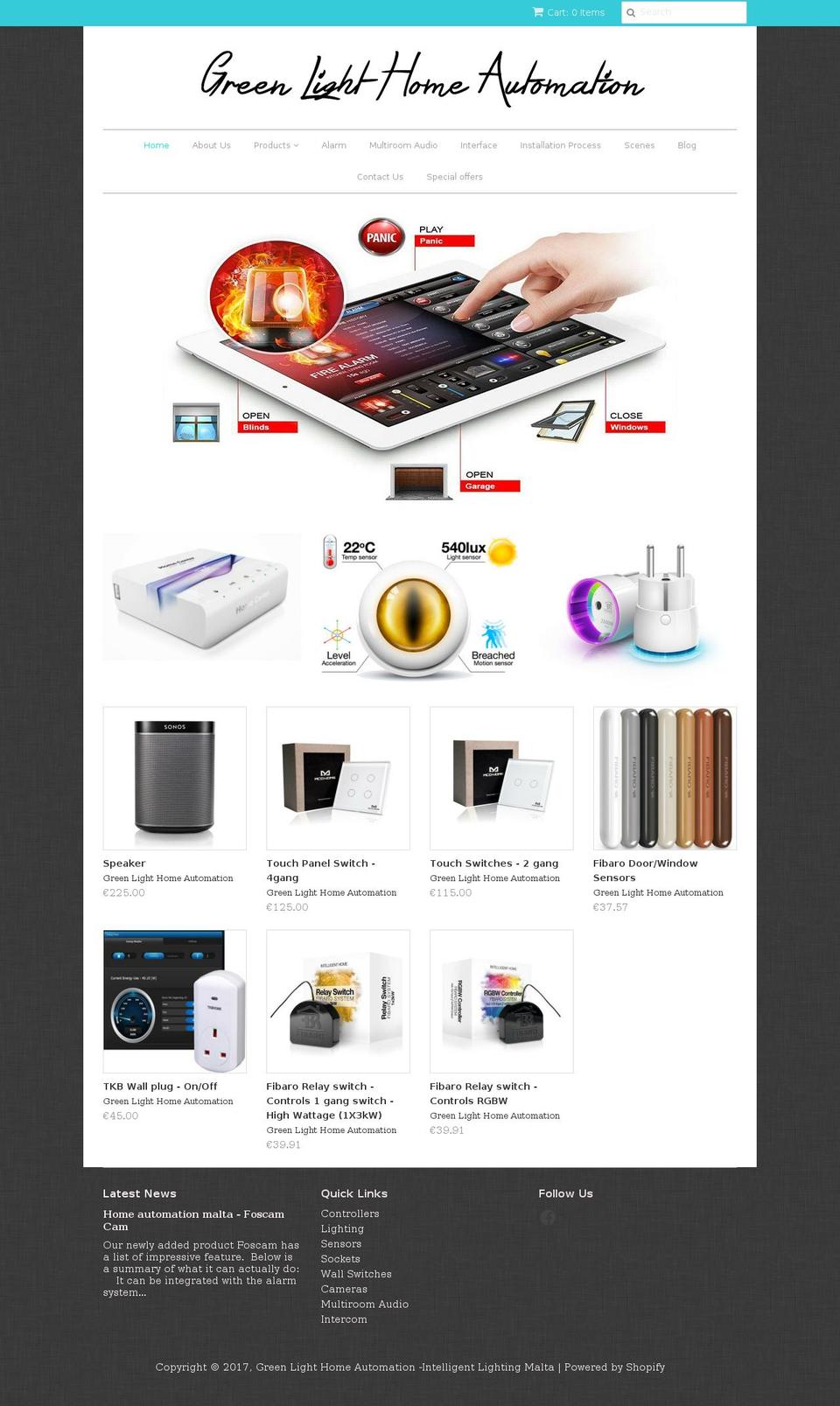 greenlightmalta.com shopify website screenshot