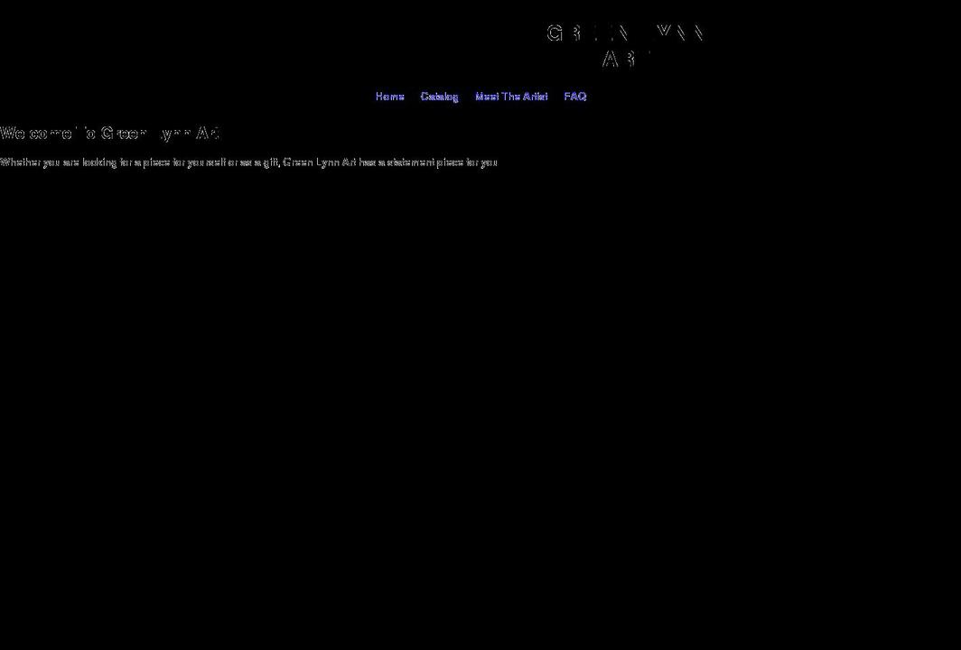 greenlynnart.com shopify website screenshot