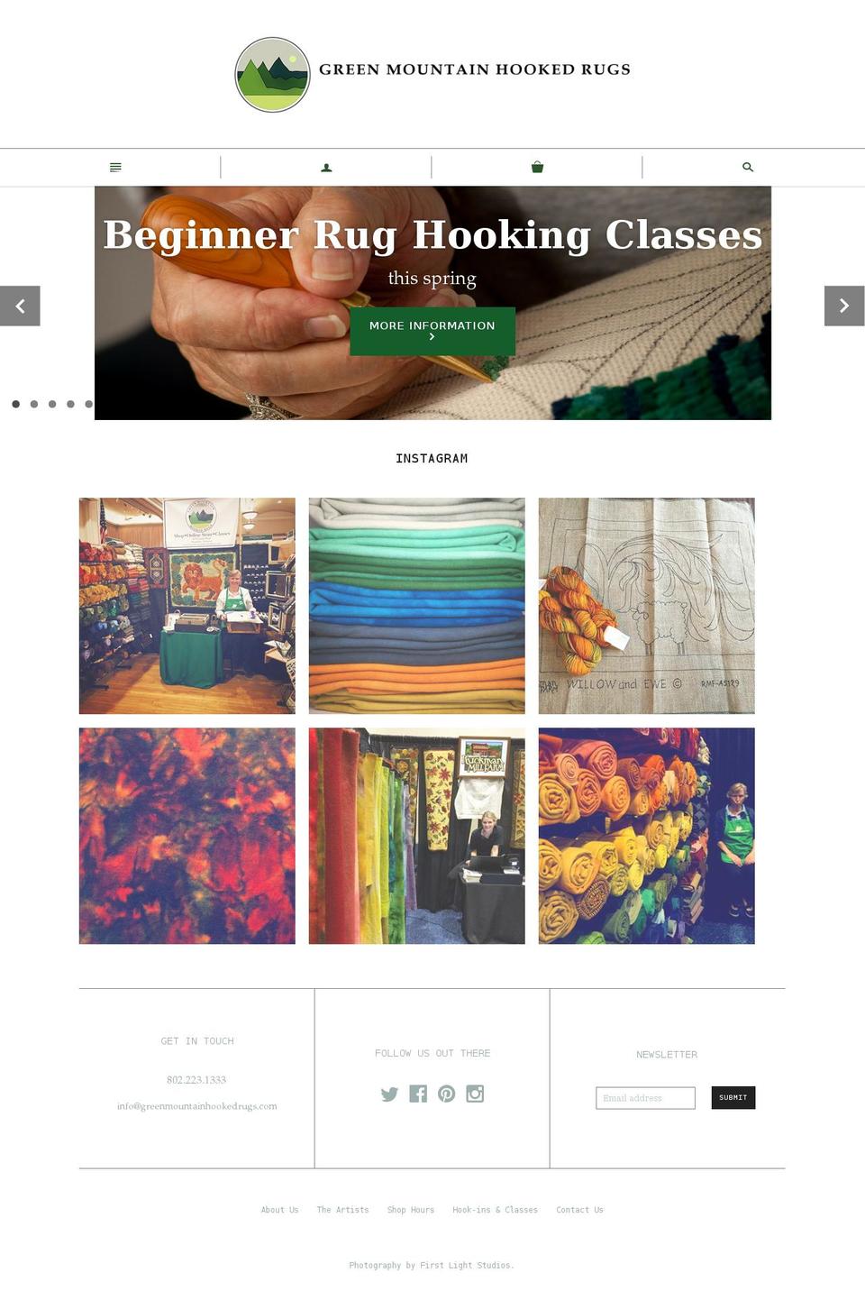 greenmountainhookedrugs.com shopify website screenshot