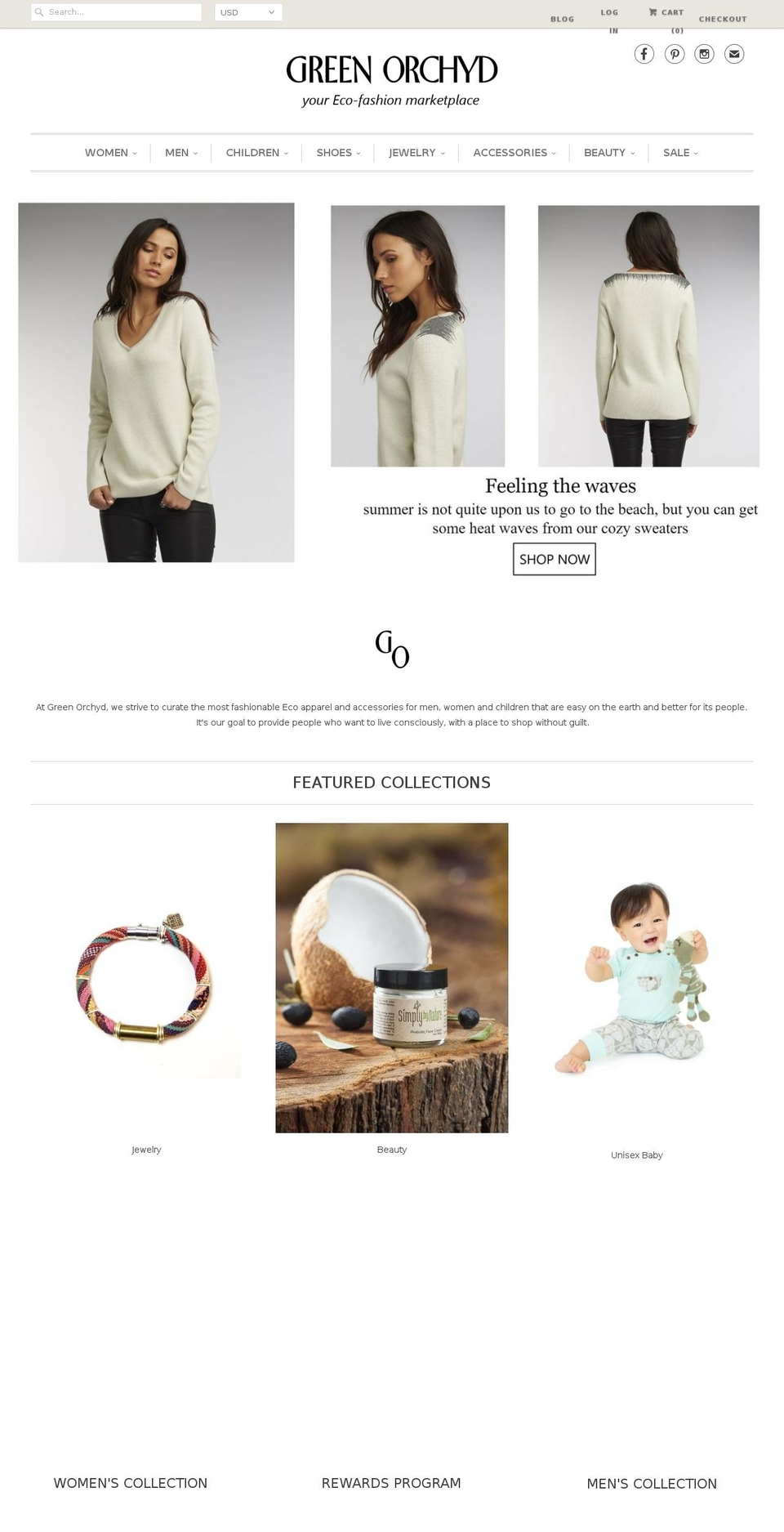 greenorchyd.com shopify website screenshot