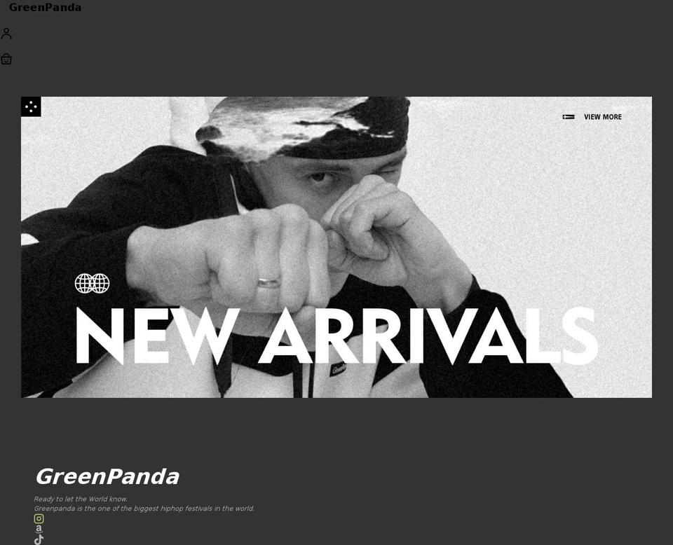 greenpanda.com shopify website screenshot