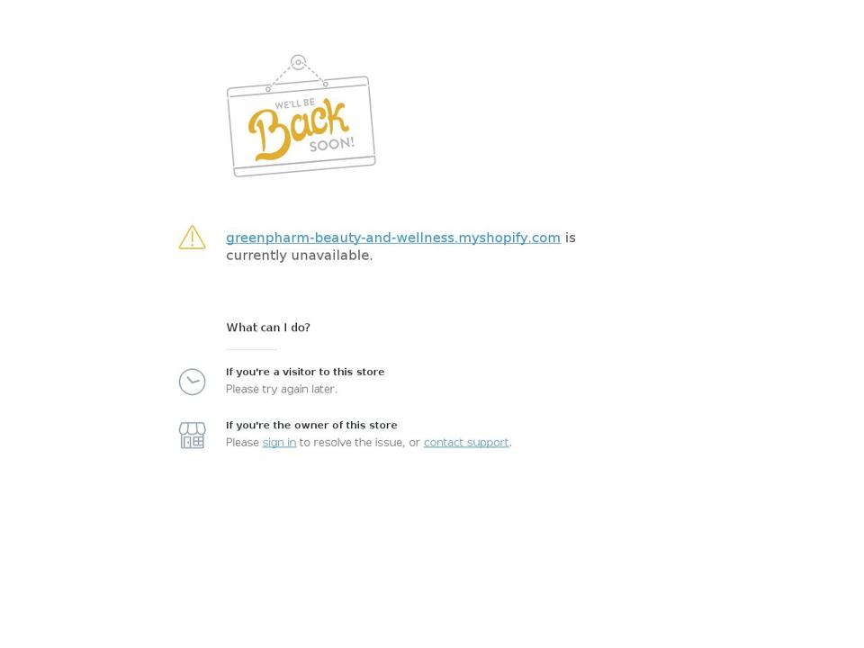 greenpharm-beauty-and-wellness.myshopify.com shopify website screenshot