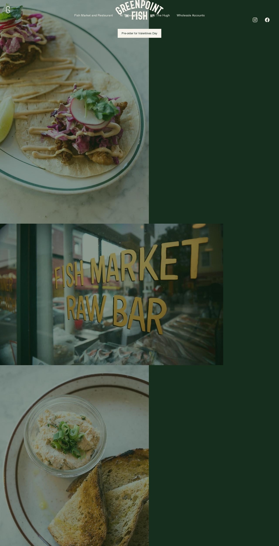 greenpointfish.com shopify website screenshot