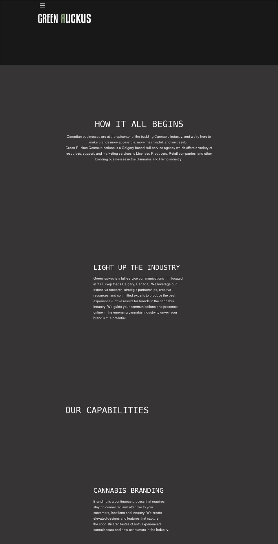 greenruckus.com shopify website screenshot