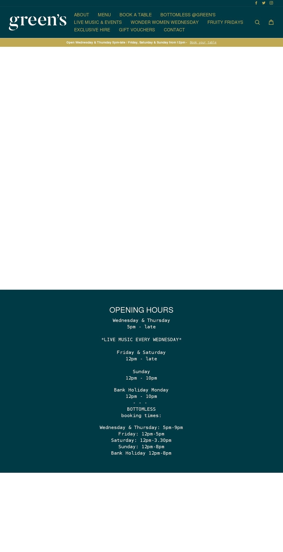 greens-solihull.co.uk shopify website screenshot