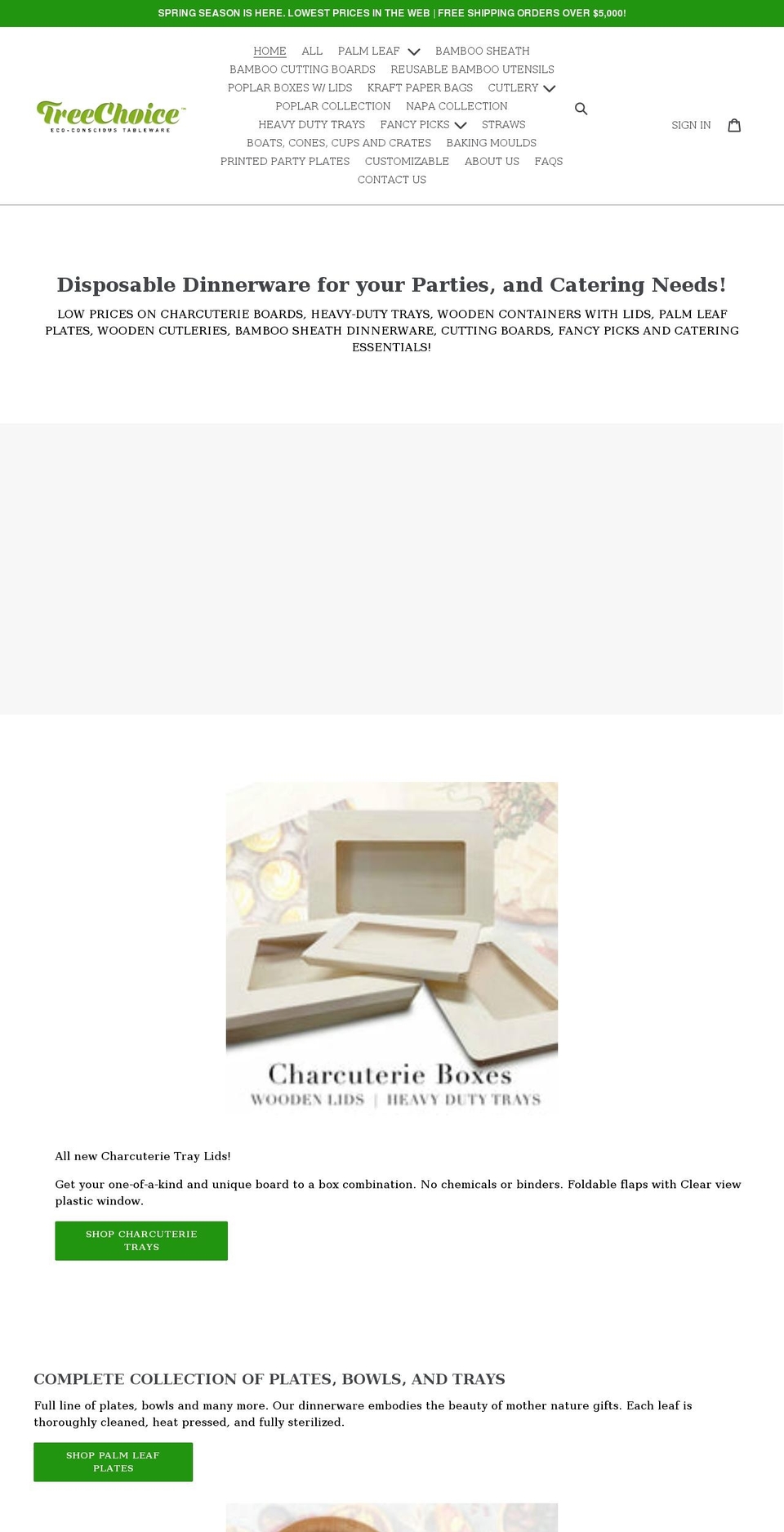 greensaplings.com shopify website screenshot
