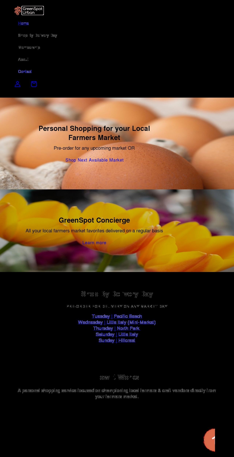 greenspoturban.com shopify website screenshot