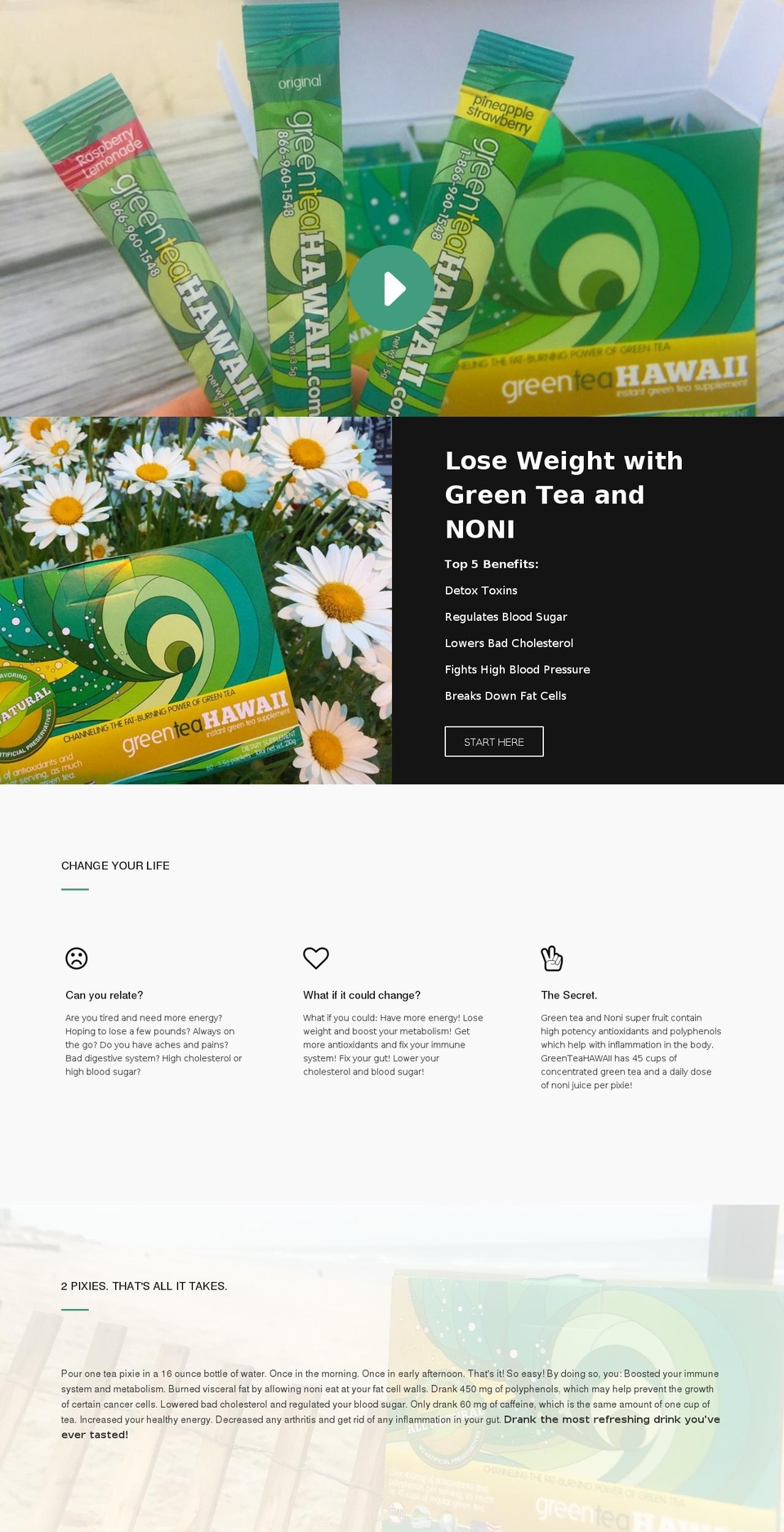 greenteanj.com — Shopify storefront screenshot