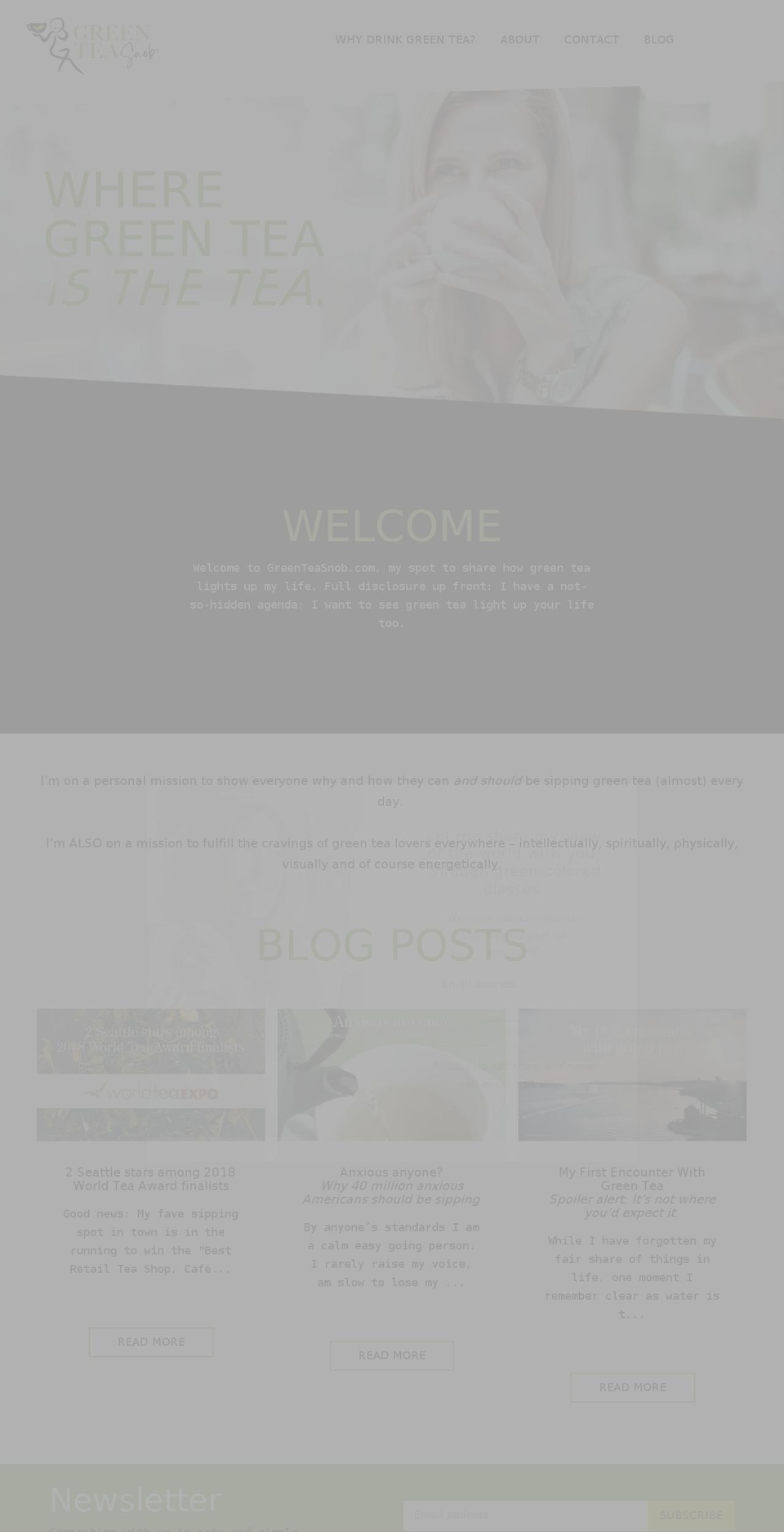 greenteasnob.com — Shopify storefront screenshot
