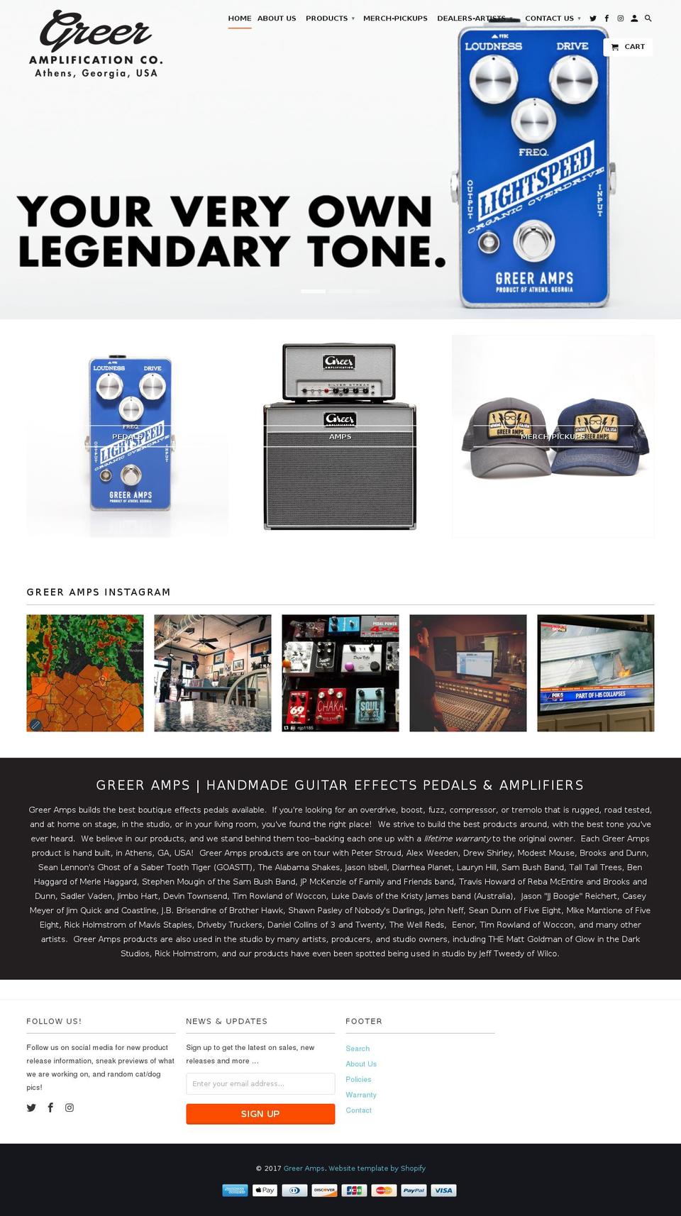 greeramps.com shopify website screenshot