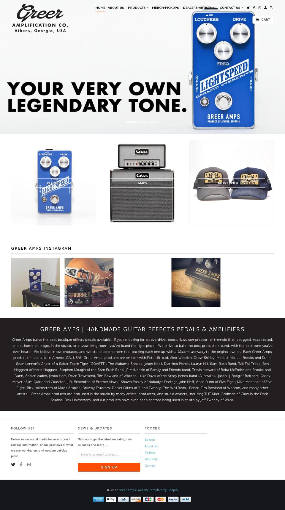 greeramps.us shopify website screenshot