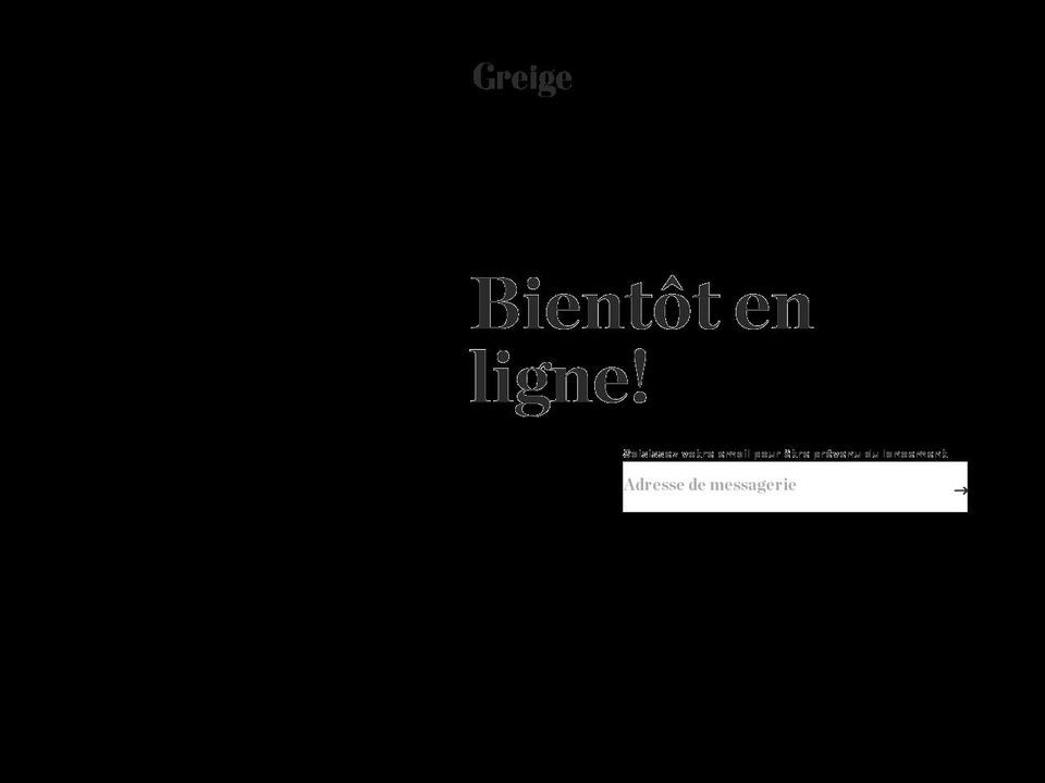 greige.fr shopify website screenshot