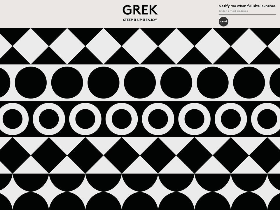 grektea.com shopify website screenshot