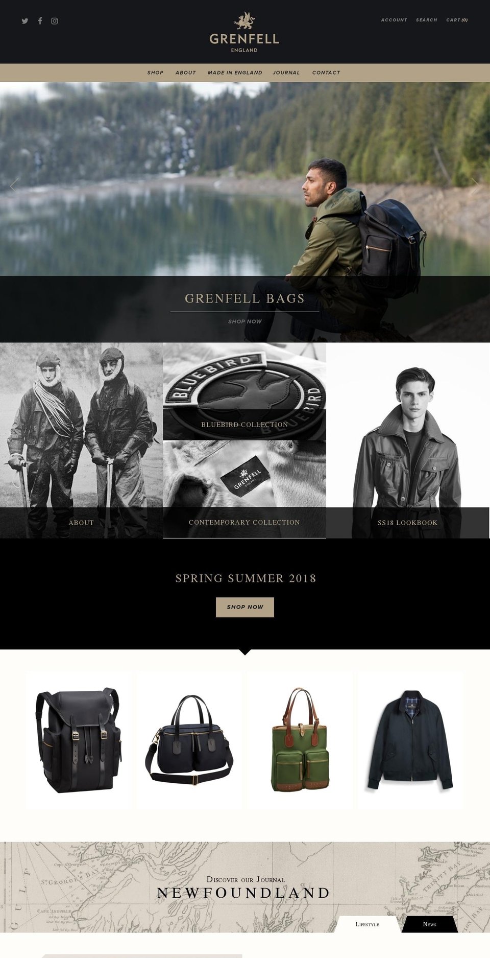 Grenfell 2016 Shopify theme site example grenfell.fr