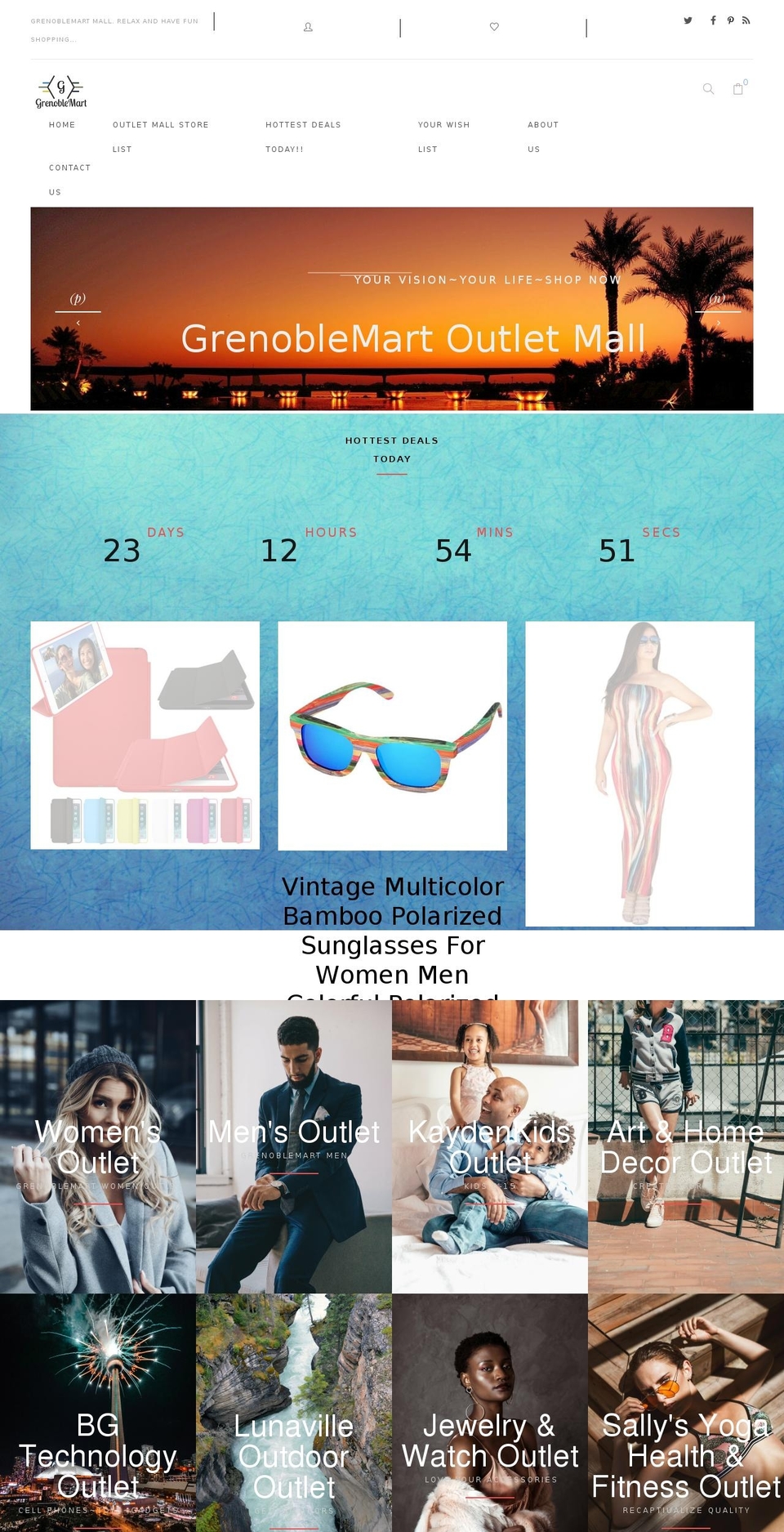 GrenobleMart Shopify theme site example grenmart.com