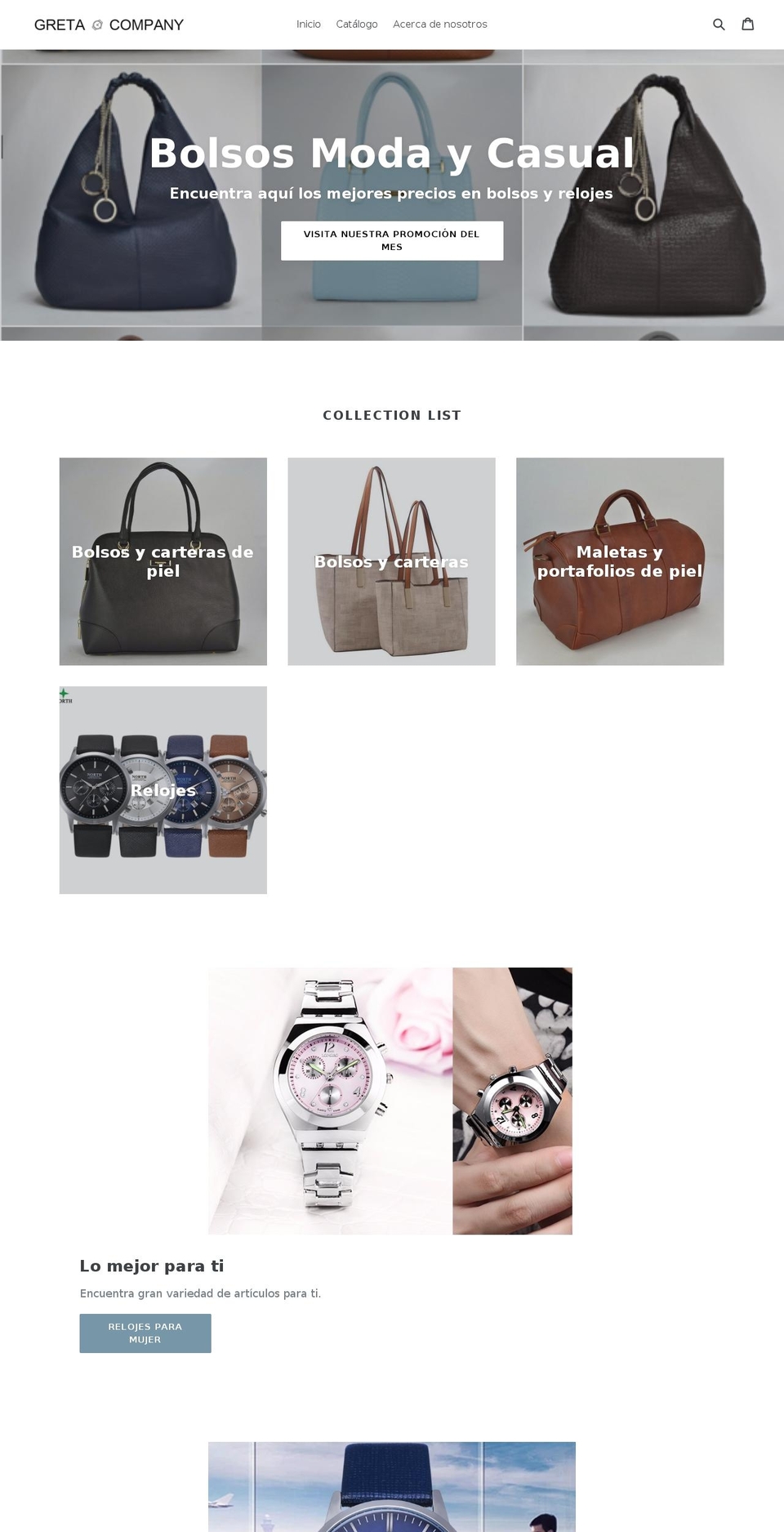 gretacompany.com — Shopify storefront screenshot