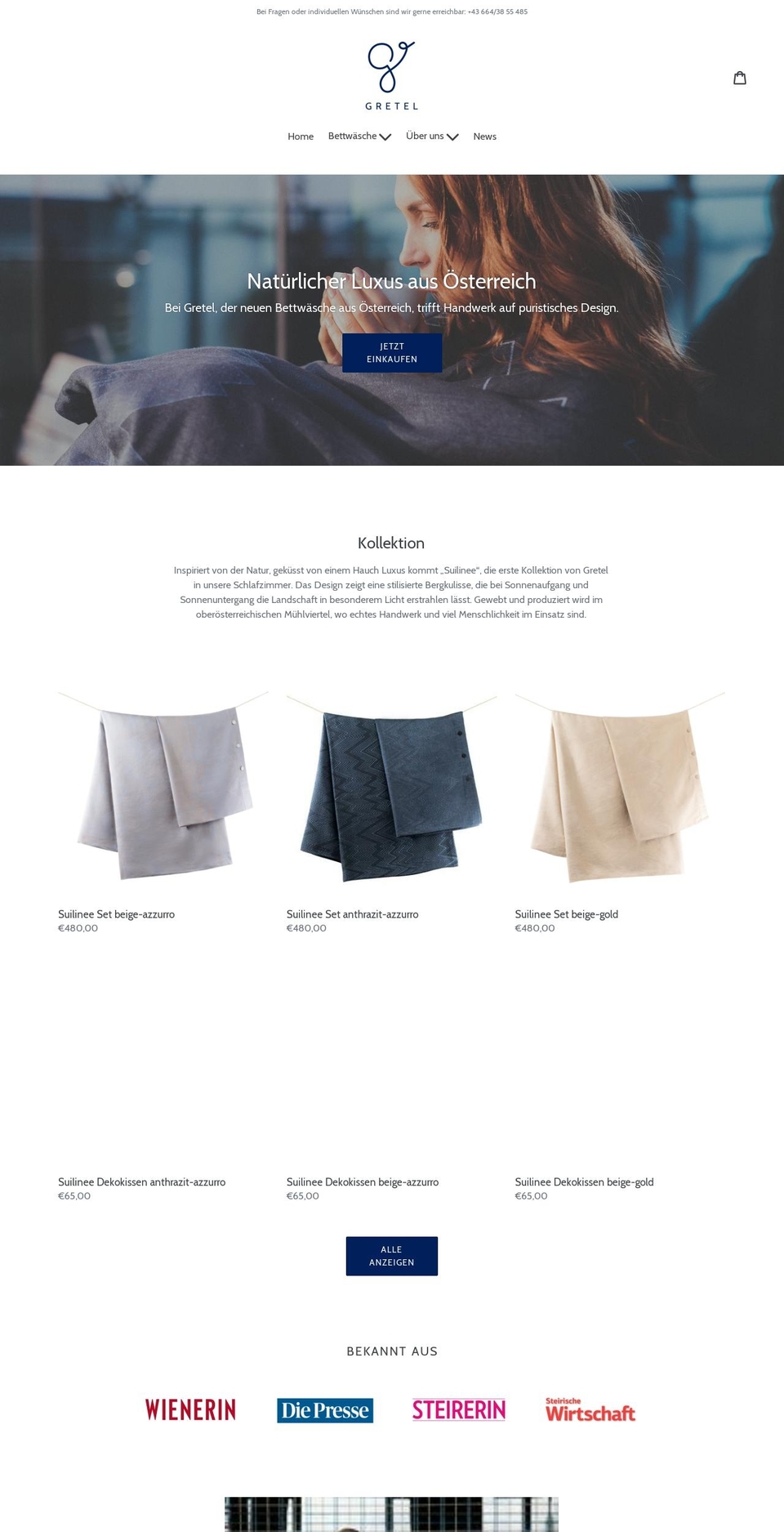 gretel-poetry.com — Shopify storefront screenshot
