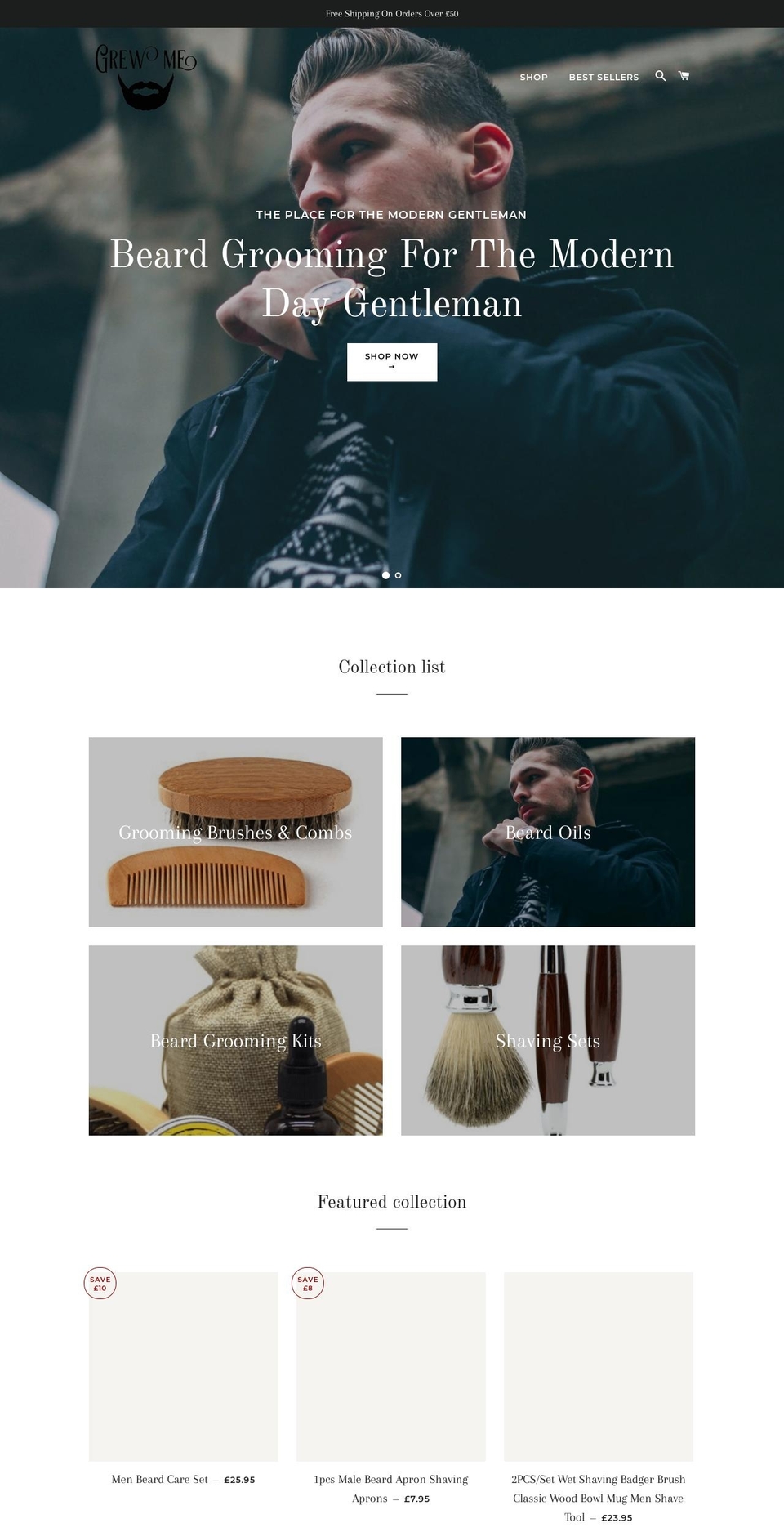 grewme.com — Shopify storefront screenshot