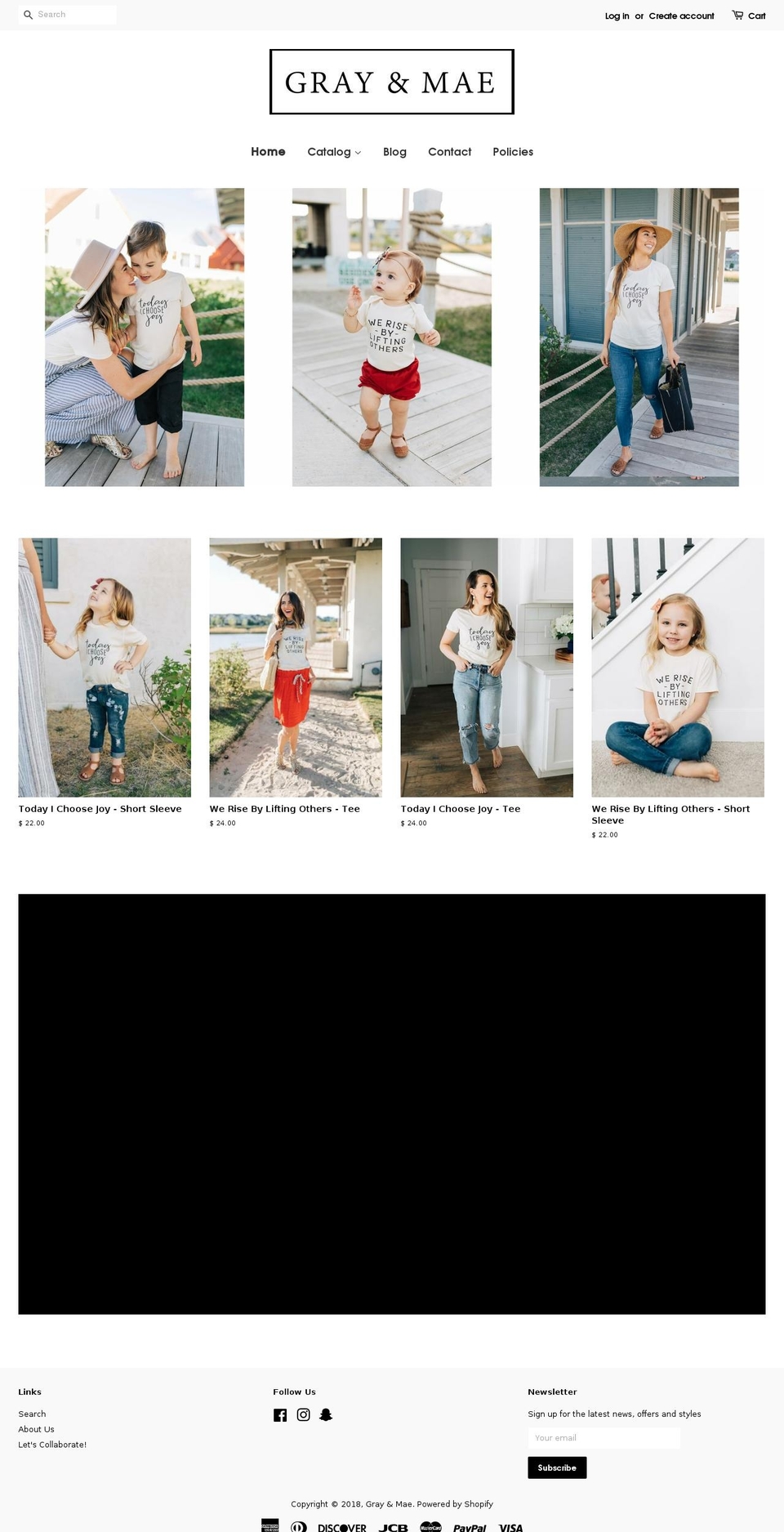 greyandmay.com — Shopify storefront screenshot