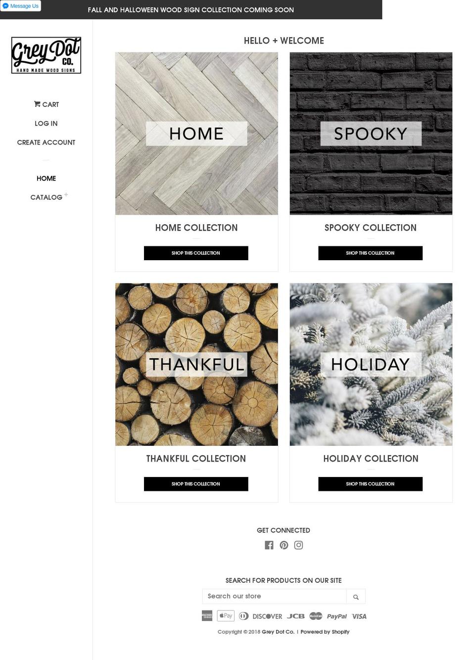 greydotco.com — Shopify storefront screenshot