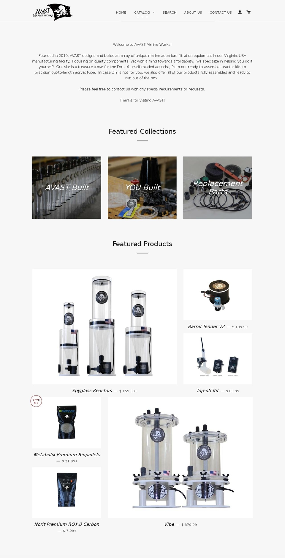 greyseasaquatics.com shopify website screenshot