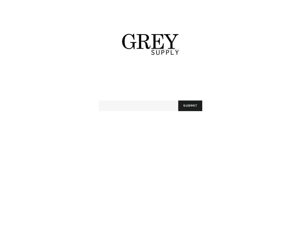 greysupply.com — Shopify storefront screenshot