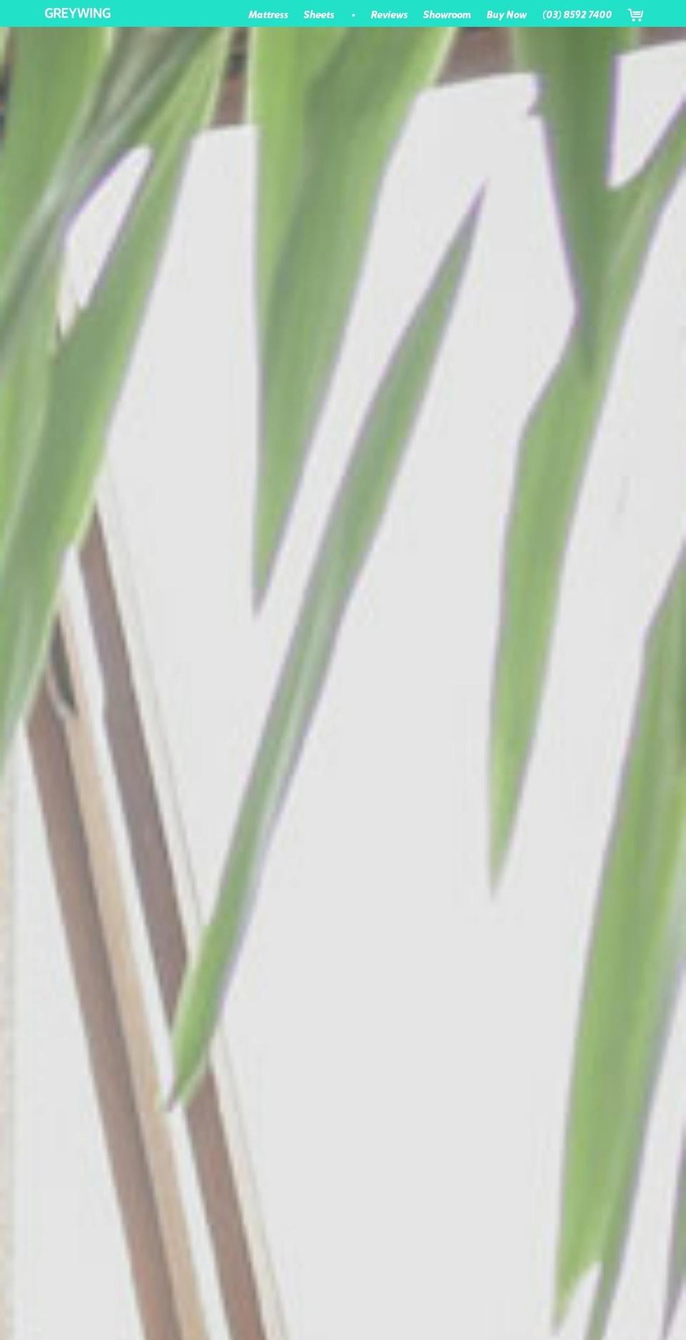 greywingsleep.com shopify website screenshot