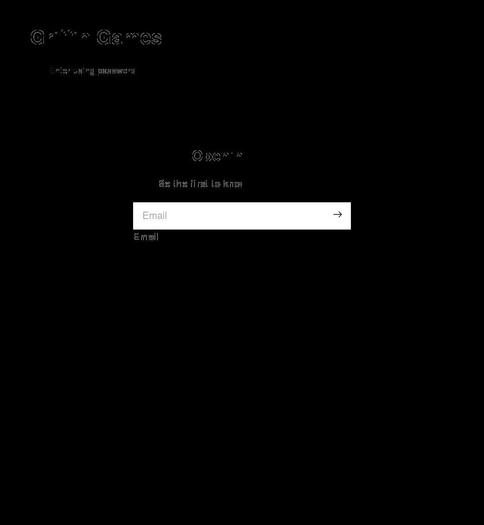 griffingames.co.uk shopify website screenshot