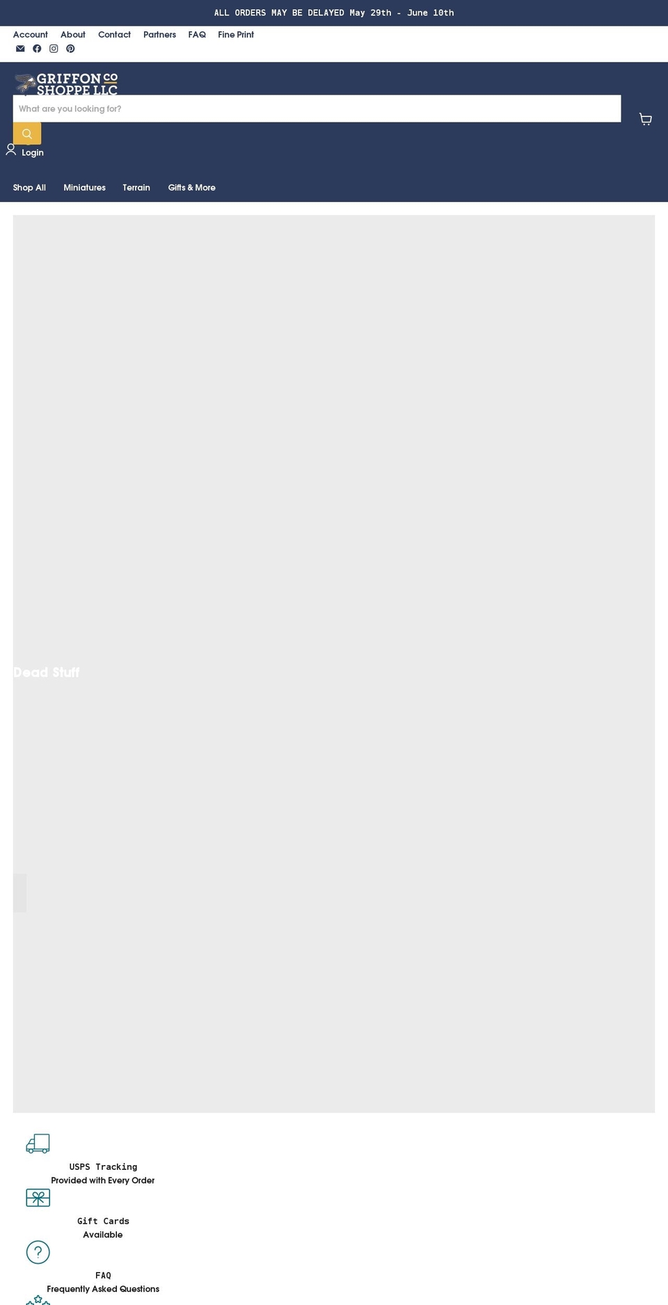 griffonco.com shopify website screenshot