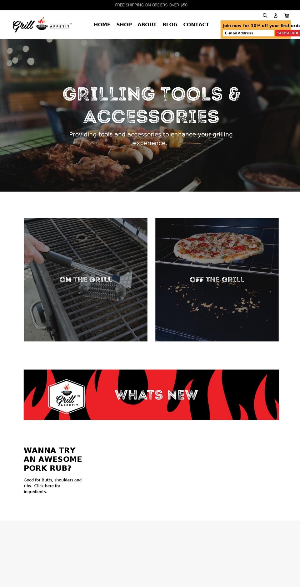 grillappetit.com — Shopify storefront screenshot