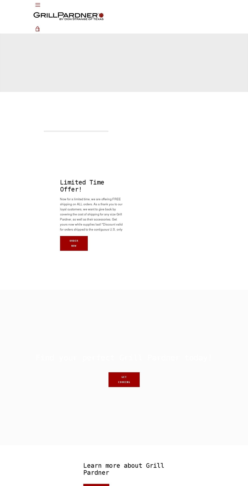 grillpardner.com shopify website screenshot
