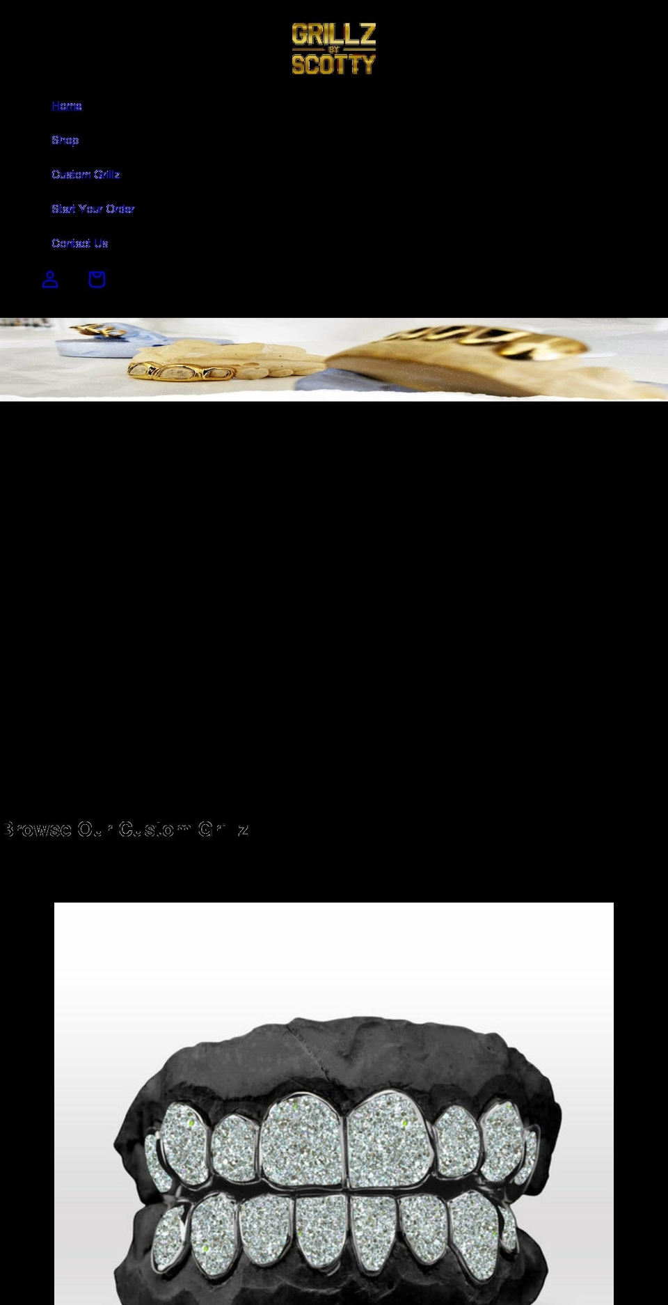 grillzbyscotty.com shopify website screenshot