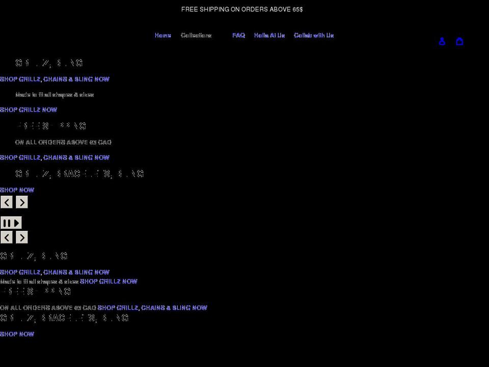 grillzdxb.com shopify website screenshot