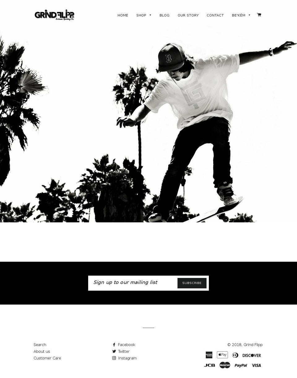 grindflipp.com — Shopify storefront screenshot