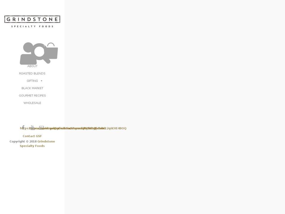 grindstonespecialtyfoods.com — Shopify storefront screenshot