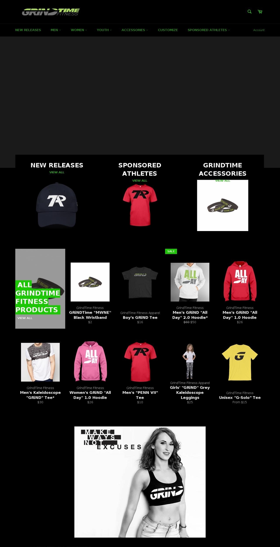 grindtfitness.com shopify website screenshot