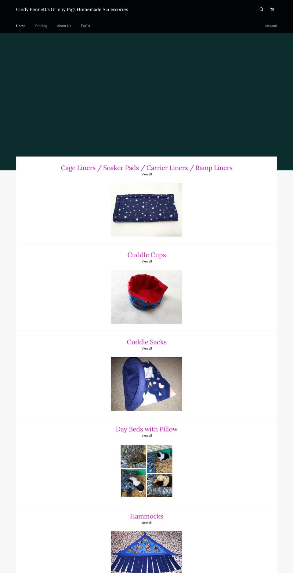 grinnypigs.com.au shopify website screenshot