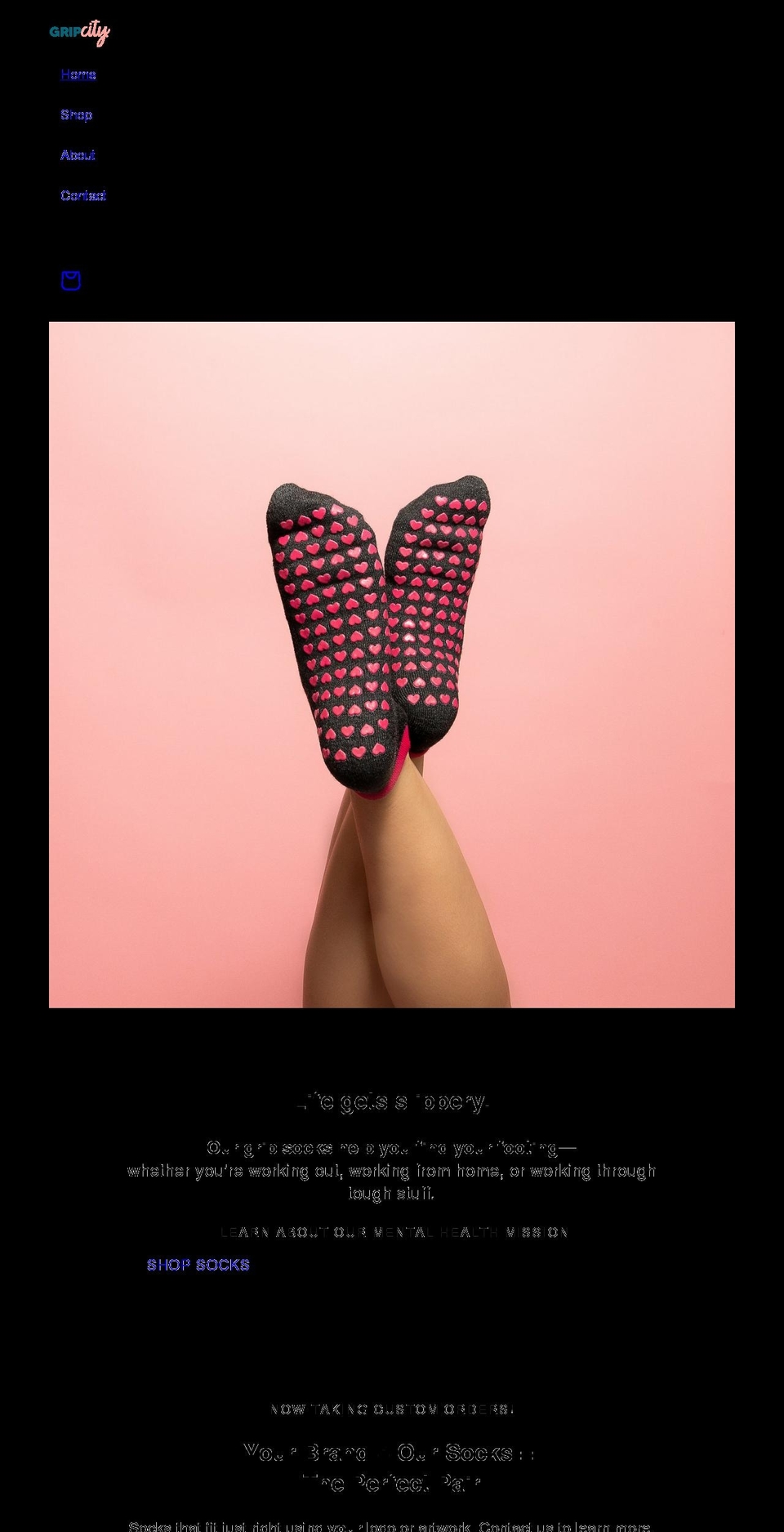 gripcitysocks.com shopify website screenshot
