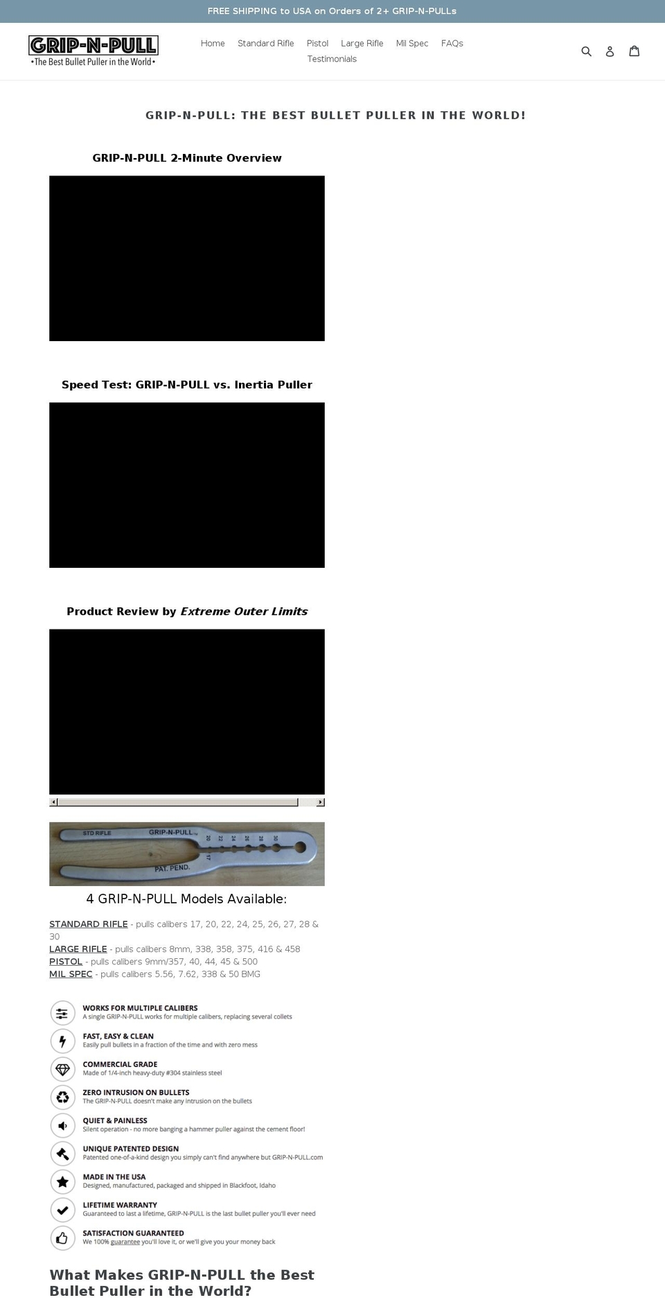 gripnpull.com — Shopify storefront screenshot