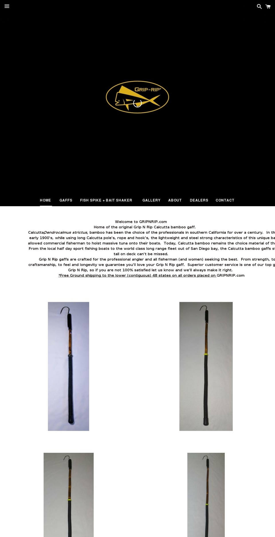 gripnrip.com shopify website screenshot
