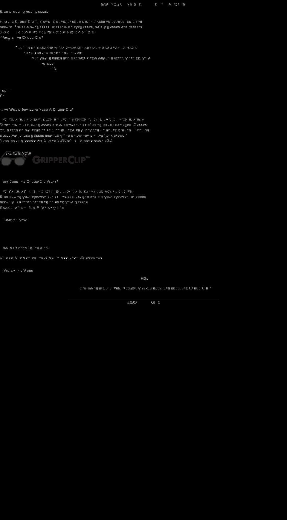 gripperclip.com shopify website screenshot