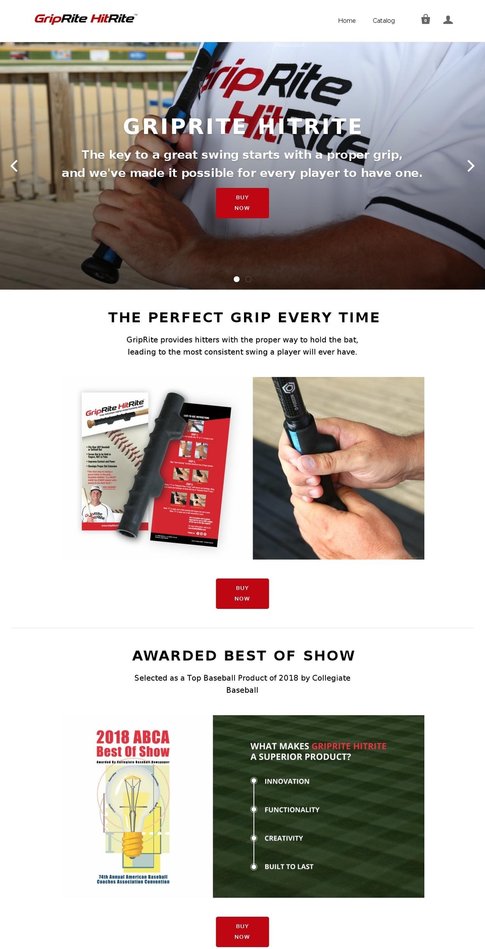 gripritehitrite.com shopify website screenshot