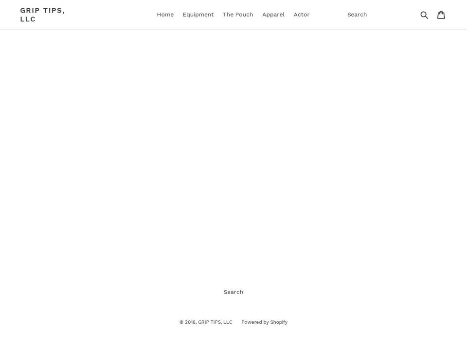 griptips.net shopify website screenshot