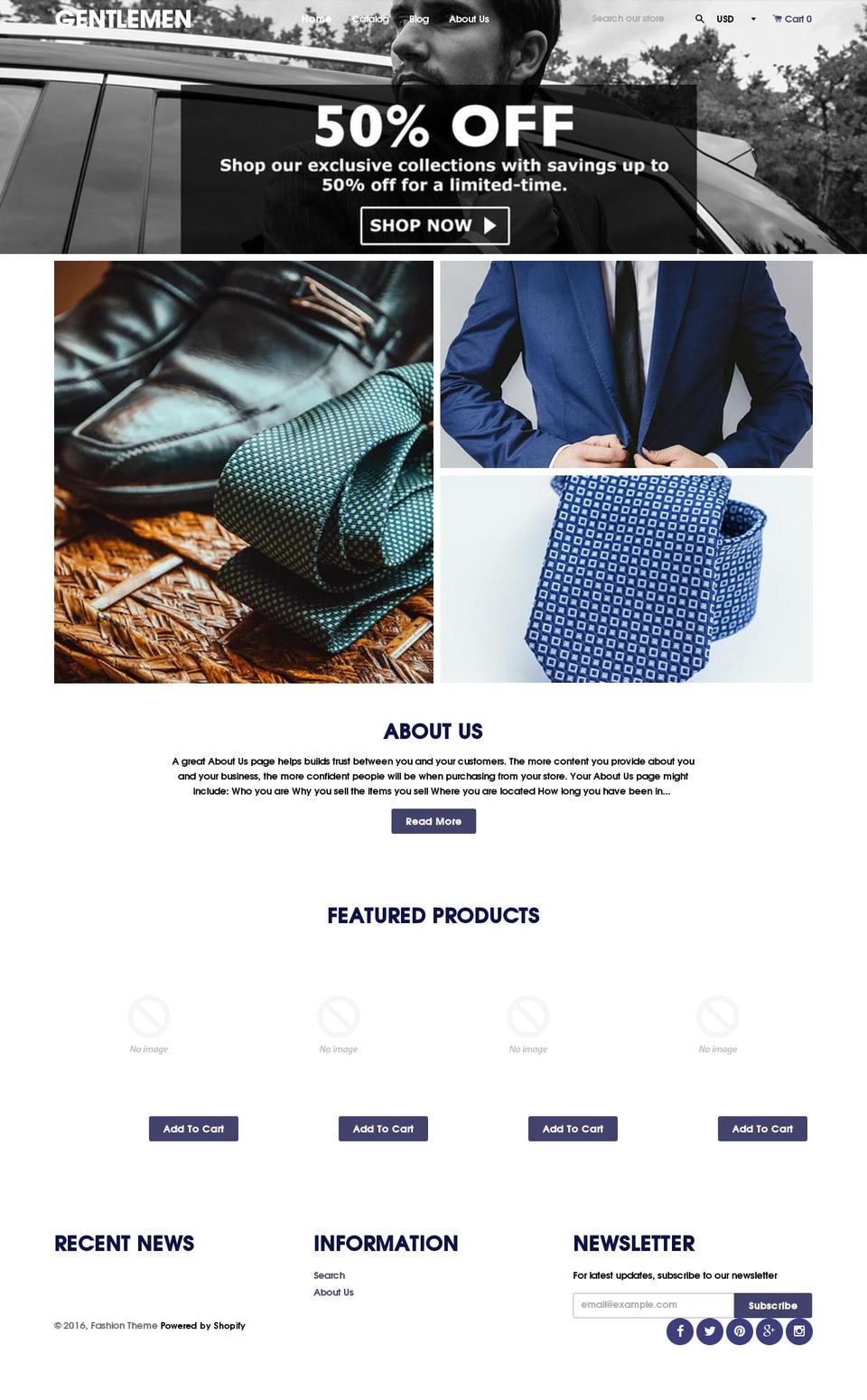 Active Shopify theme site example gripxl.com