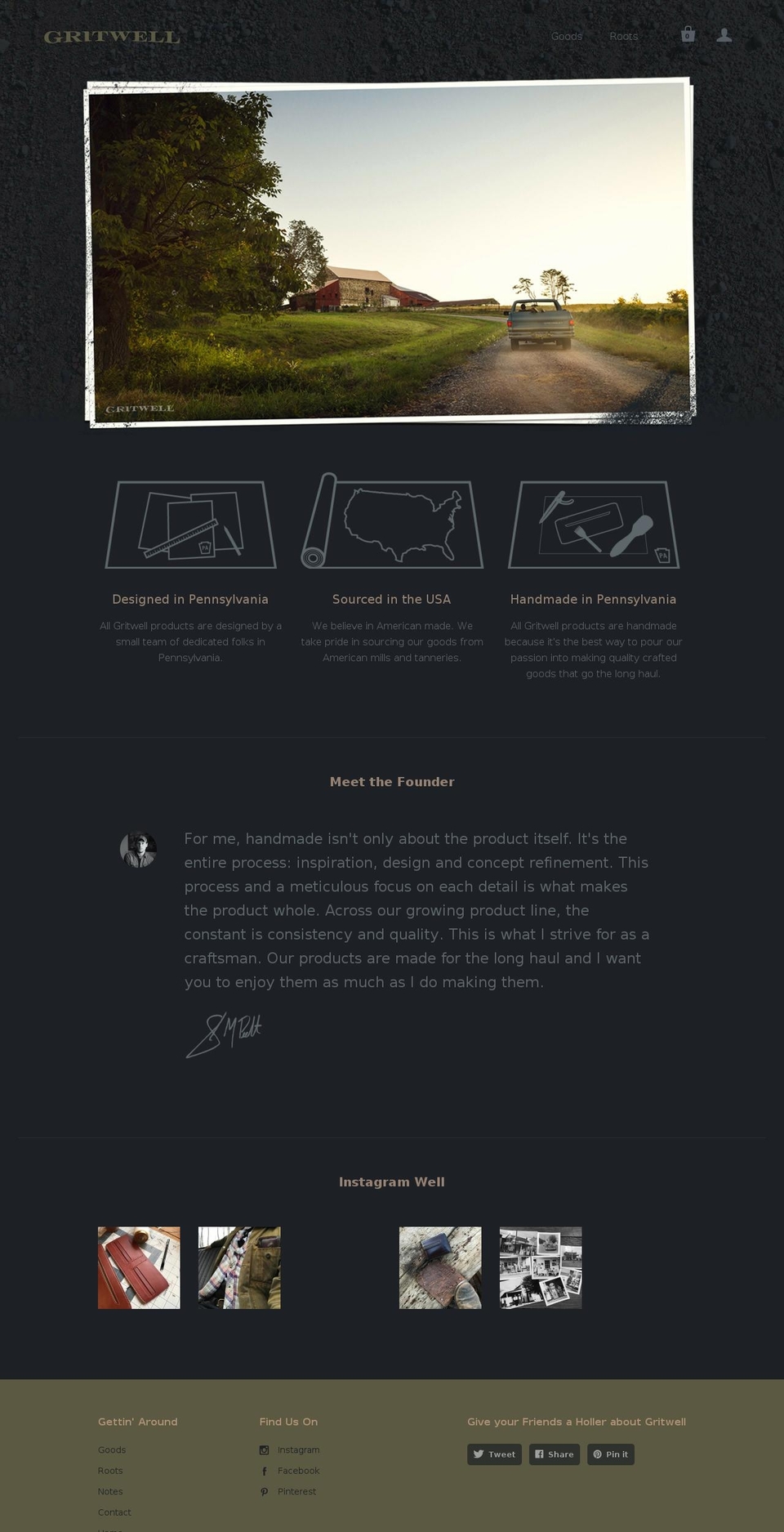 gritwell.com shopify website screenshot