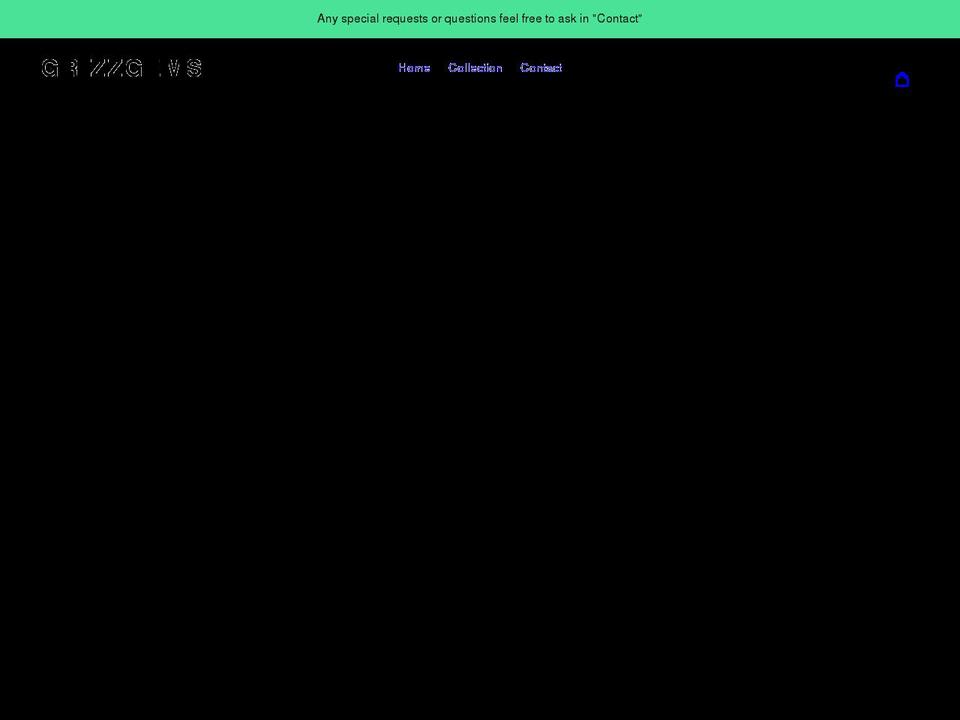 grizzgems.com shopify website screenshot