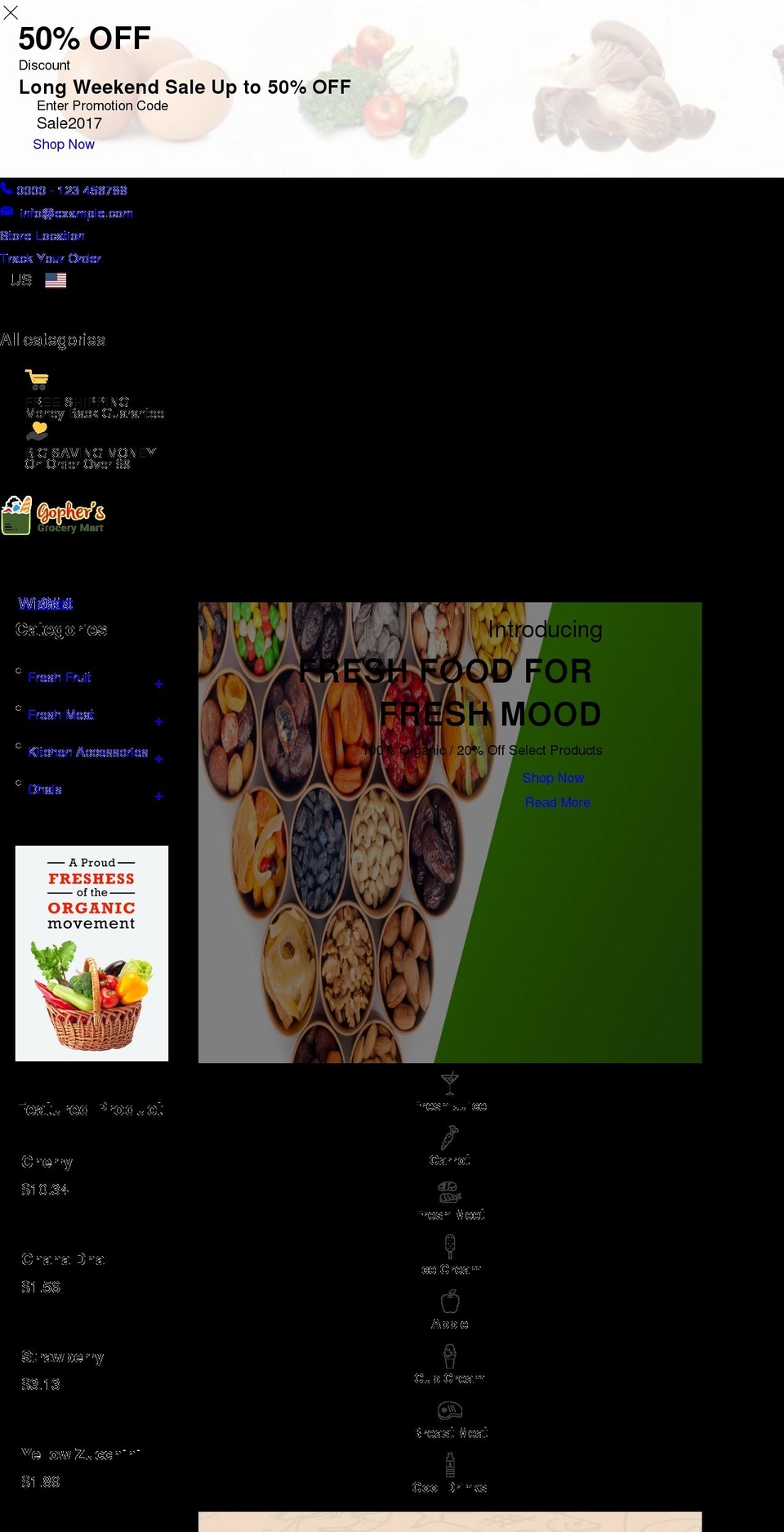 groceries-mart.myshopify.com shopify website screenshot
