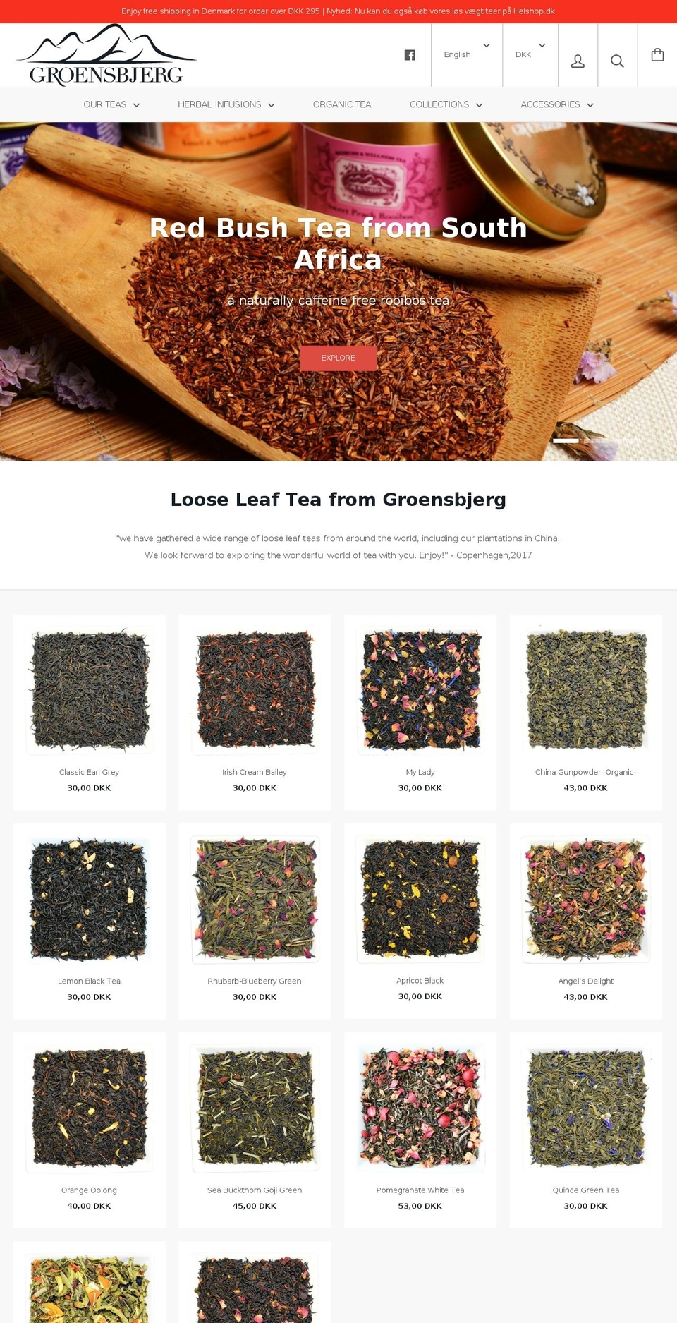 groensbjerg.com — Shopify storefront screenshot