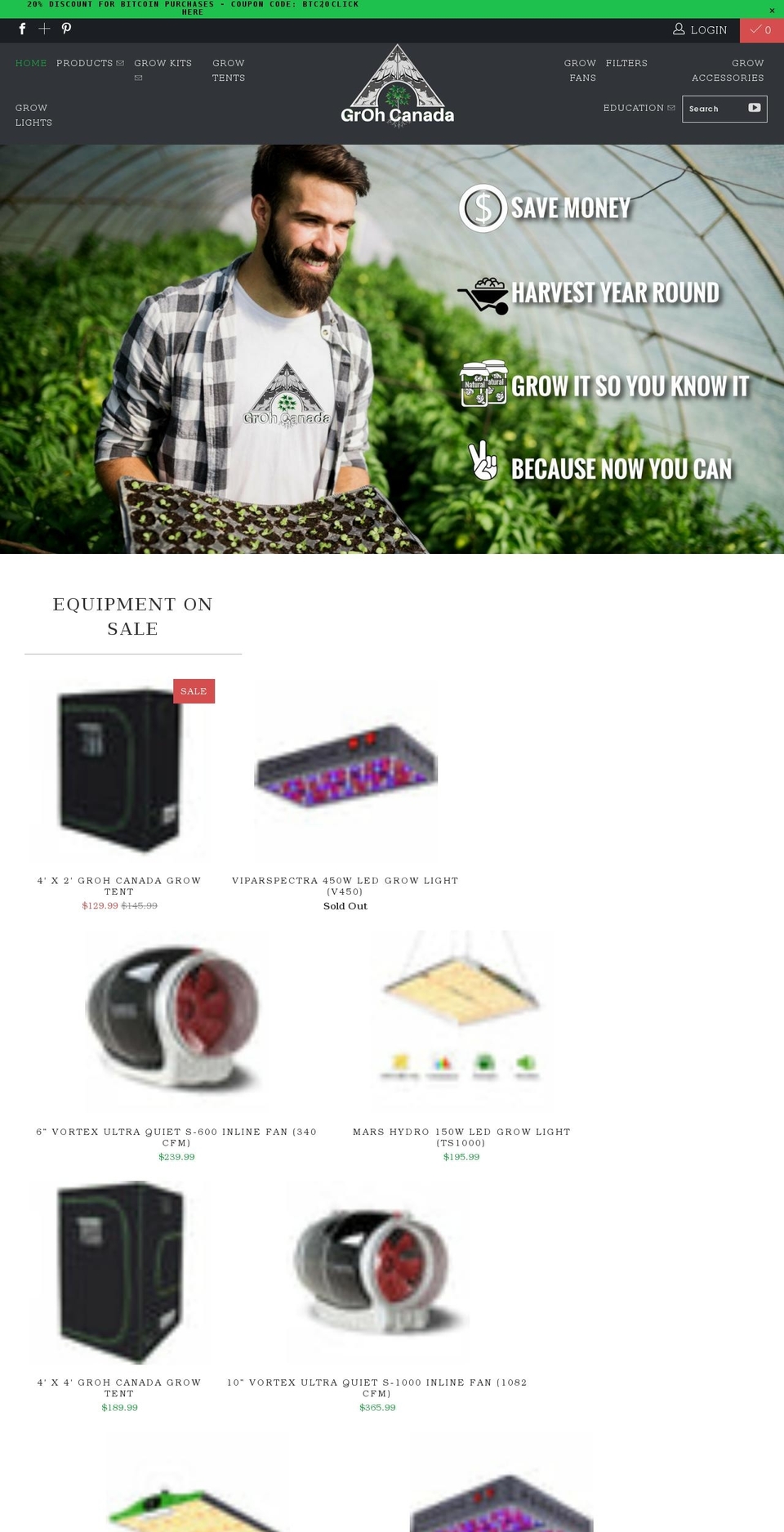 grohcanada.com — Shopify storefront screenshot