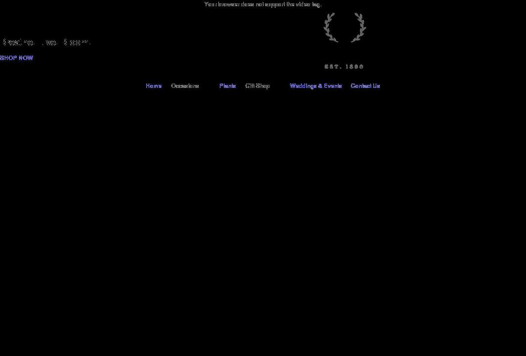 grohmansflowers.com shopify website screenshot